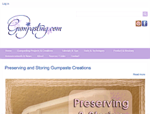 Tablet Screenshot of gumpasting.com